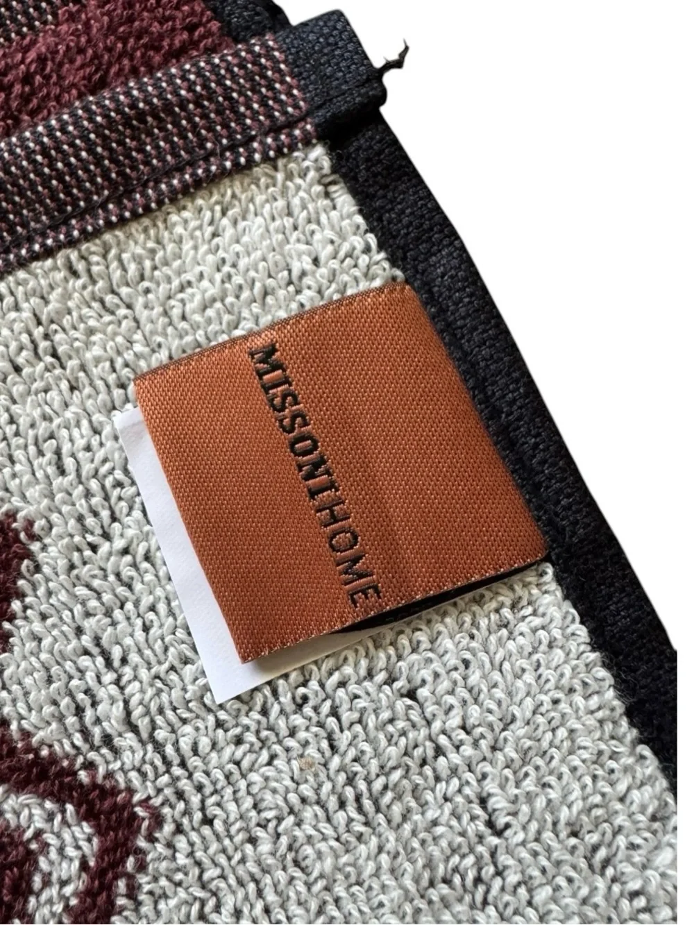 MISSONI HOME Rufus Terry Beach Towel, New Without Tags